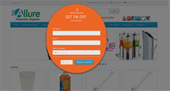 Desktop Screenshot of allure-hospitality.com