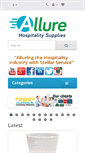 Mobile Screenshot of allure-hospitality.com